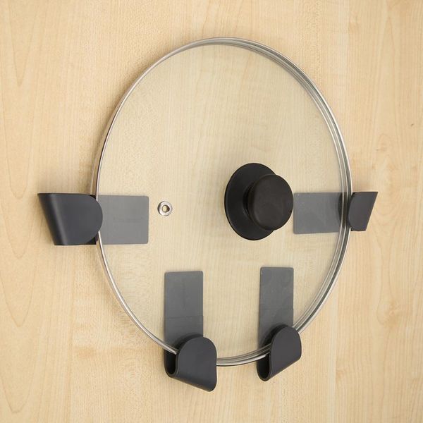 

6шт abs горшок закрывающая пластина хранения стойку нет штамповка ложка держатель кухонных принадлежностей