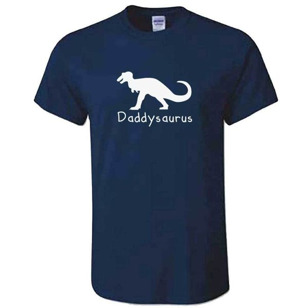 

мужской daddysaurus tshirt - забавные отцы день подарки - папа папа динозавр top print t-shirt 2020 мода o шея топ хлопка