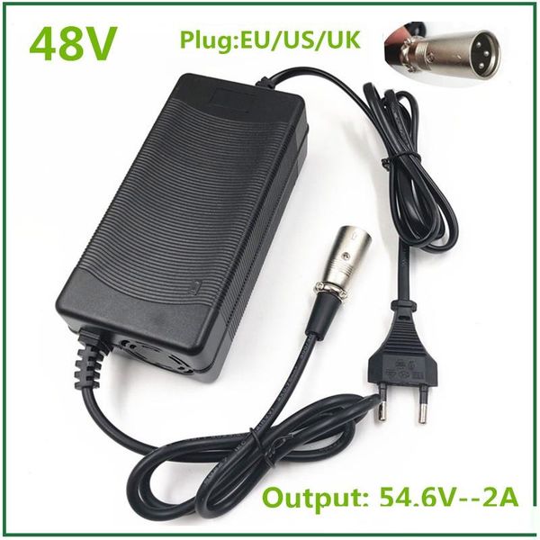 

chargers 54.62a charger 54.6 2a electric bike lithium battery charger for 48v lithium battery pack xlr plug