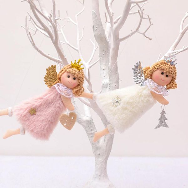 

christmas decorations angel doll tree ornaments merry for home garland decor navidad xmas year 2021