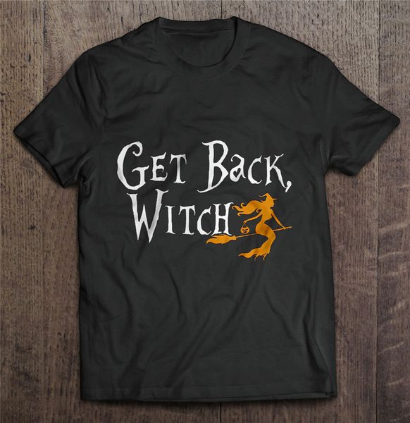 

get back witch halloween men t-shirt s-3xl популярного tagless футболочки