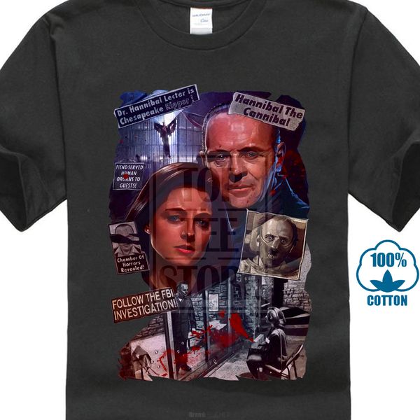 

hannibal the cannibal t shirt black all sizes s to 4xl anthony hopkins 025549