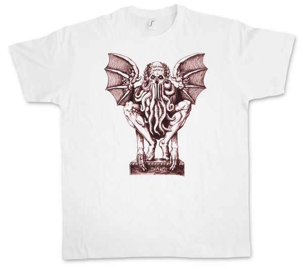 

baphomet cthulhu t-shirt - call wars h. p. lovecraft miskatonic arkham t-shirt
