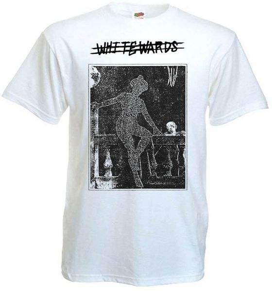

белый wards v8 t shirt white hardcore punk все размеры s 5xl
