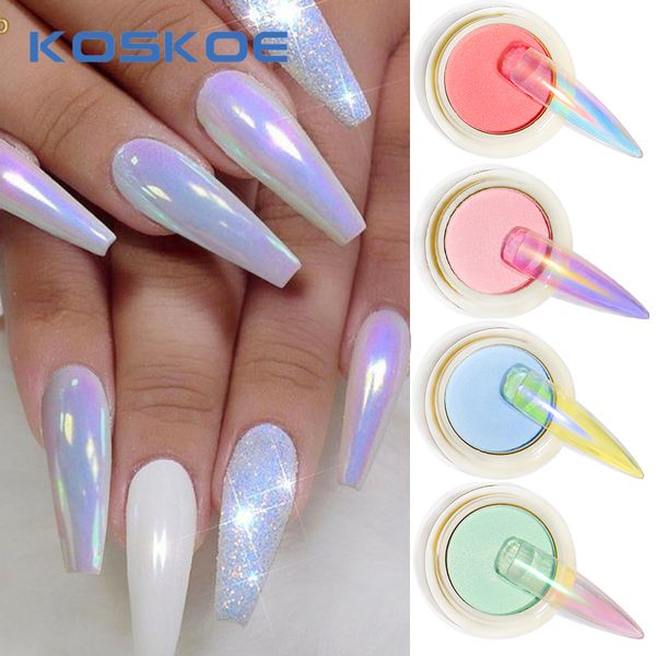 

nail glitter 1 box mirror powder sparkling pigment transparent dip dust art decoration, Silver;gold