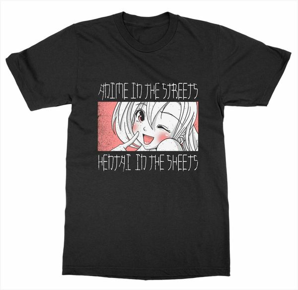 

anime in the streets t-shirt manga japanese cosplay art drawing kawaii otaku 2019 summer men new custom print shirt