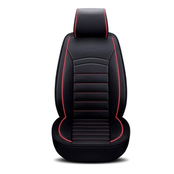 

pu auto front seat cover universal protect car interior accessories headrest cover fit most car truck suv van breathable