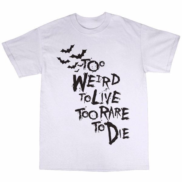 

2019 new fashion casual hip hop t shirts too weird to live too rare to premium cotton hunter s. thompson harajuku tee shirts