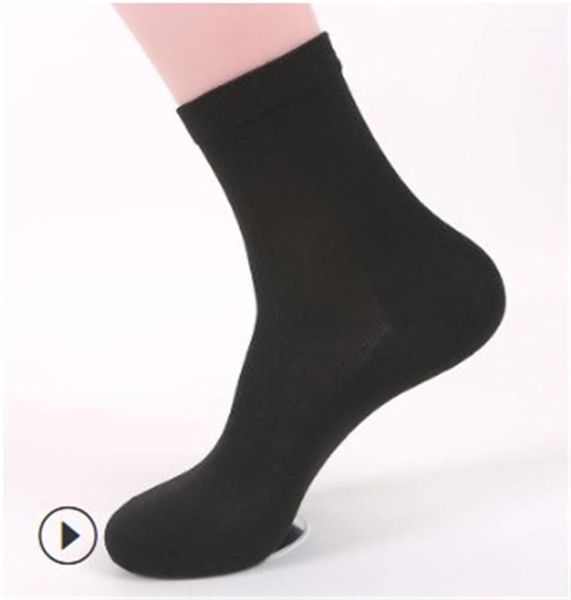 

solid color socks summer ankle length casual socks mens comfortable and breathable cotton underwear mens designer, Black