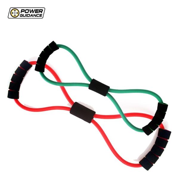 

resistance bands power guidance tube 8 word type pull up for fitness exercise workout
