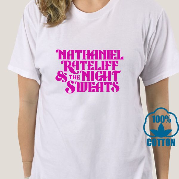 

2044a nathaniel rateliff & the night sweats rock group new t-shirt cotton 100%