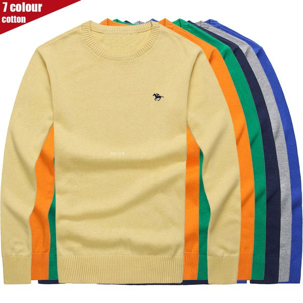 

3d embroidery logo 3xl mens pullover sweaters autumn solid cotton o neck sweater jumpers winter male knitwear man pullover, White;black