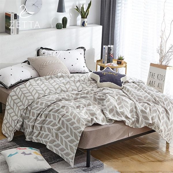 

zetta] cotton three-layer gauze towel is covered with cotton towel summer cool is air-conditioned by spring and summer quilt