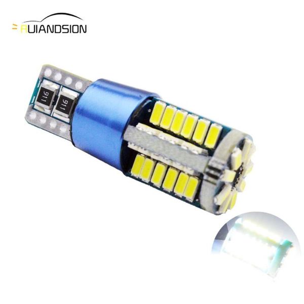 

1pc w5w led t10 canbus bulbs 4014 car 168 194 turn signal license plate trunk clearance lights lamp yellow 12v 24v 6000k
