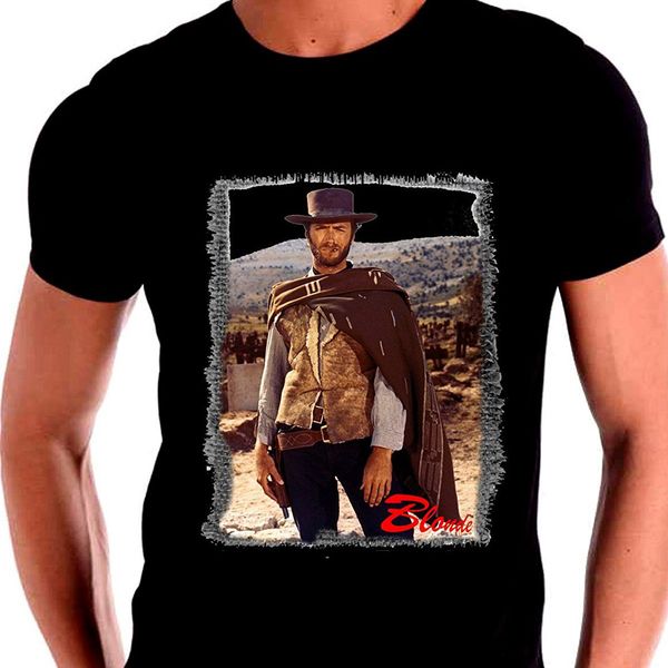 

good and the ugly blonde clint eastwood hey blonde t shirt print t shirt summer style 034857