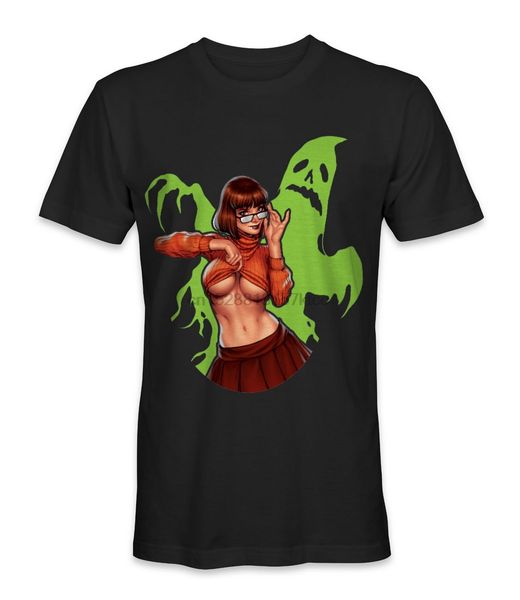 

velma dinkley scooby doo spooky ghost boobs tee t shirt t-shirt custom print