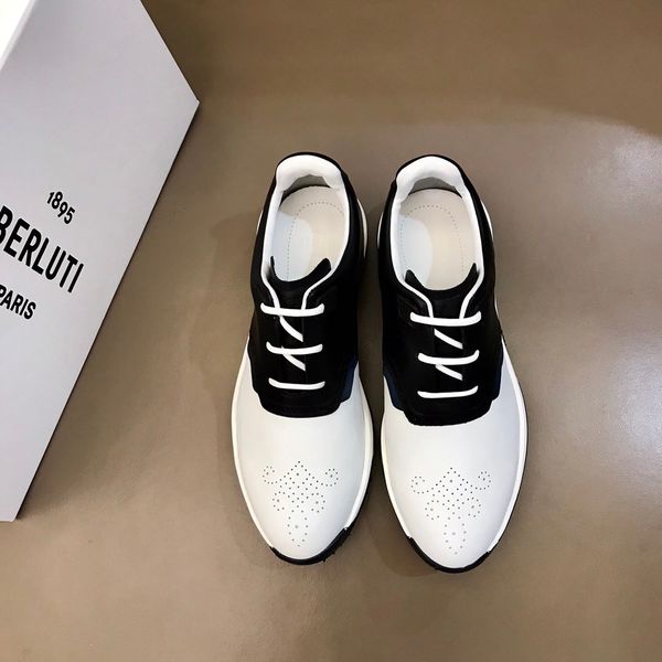 

new men's boutique sports shoes comfortable fashion brand casual shoes classic versatile size 38-45, Black