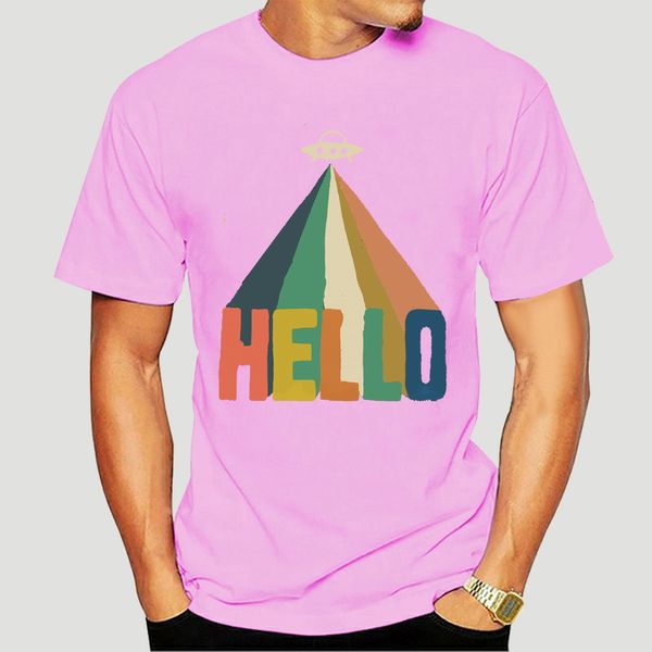 

vintage friendly martian t-shirt men short sleeves tee summer letter hello t shirt print classic tshirt big size clothing-3630d