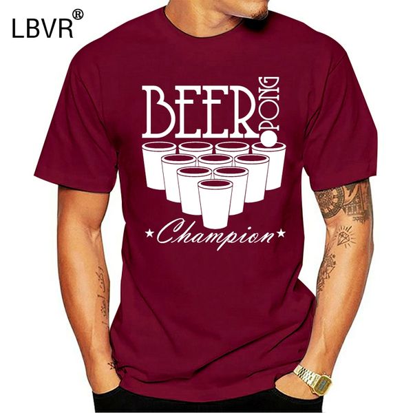 

beer pong champ men's t-shirt new t-shirt men short sleeve tshirt tricolor mens cool o neck t shirt