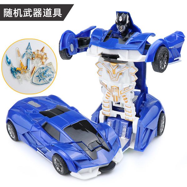 

new arrival one-key deformation car toys automatic transform robot plastic model car funny toys for boys amazing gifts kid toy ktt