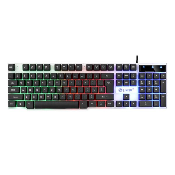 

gaming mouse эргономичного подвесной вогнутый водонепроницаемый проводной usb влагонепроницаемого home office led радуга подсветка 104 key s