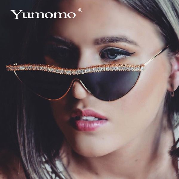 

sunglasses diamond cat eye women sun glasses designer crystal frame rhinestone eyewear uv400 oculos, White;black