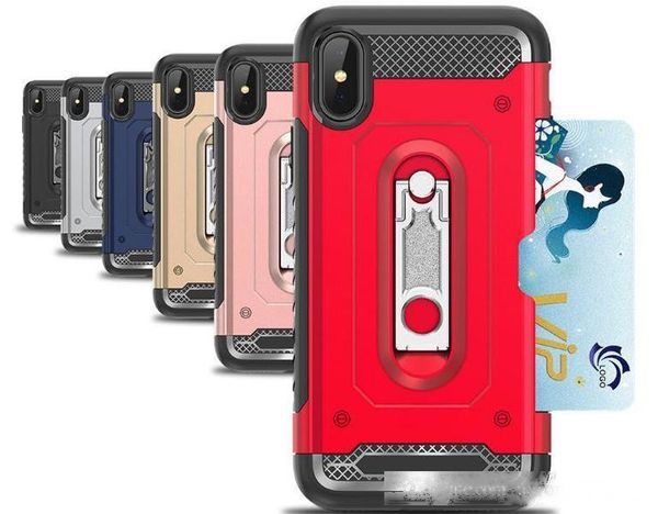 

for iphone x 8 plus case galaxy s9 s9plus stand holder back cover kickstand case for galaxy s8 armor case iphone 6plus 7 opp bag