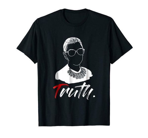 

truth ruth bader ginsburg notorious rbg black t-shirt s-3xl short sleeve s-3xl discount t-shirt funny 100% cotton t shirt