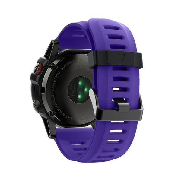 

soft silicone strap replacement watch band for garmin fenix 5x plus watch