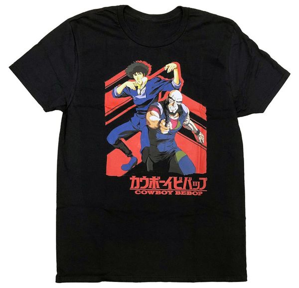 

jet and spike space opera anime t shirt fashion classic tee tshirt
