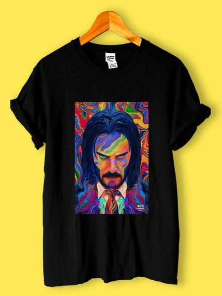 

new popular brand john wick movie poster casual t-shirt s,m,l,xl,2xl,3xl summer the new fashion for short sleeve t shirt