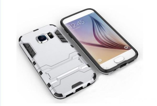 

new anti-knock kickstand phone case for samsung galaxy s7 cell phone cover with ing