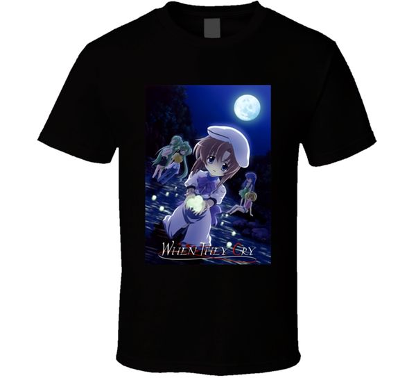 

new when they cry higurashi men t-shirt size s-2xl breathable tee shirt