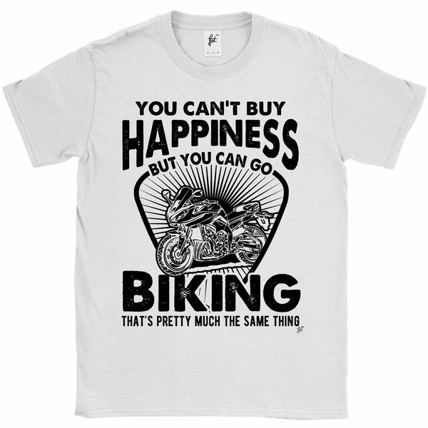 

2020 fashion you can't buy happiness but you can go biking mens t-shirt tee shirt
