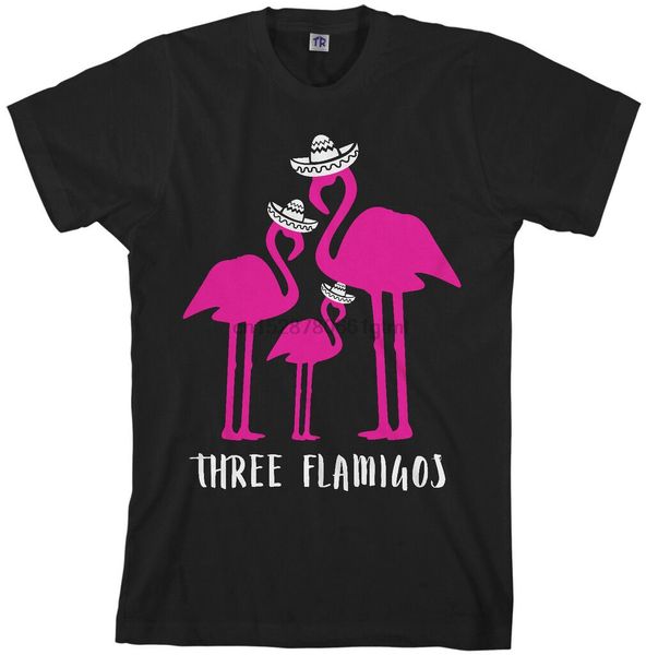 

three flamigos flamingo amigos mens t-shirt funny gift