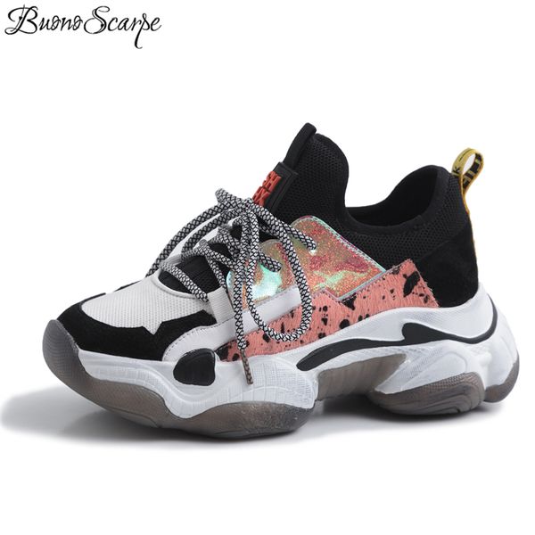 

fashion breathable casual shoes 2019 spring summer leopard women sneakers lace up mesh heels shoes horsehair shoe sneakers women, Black