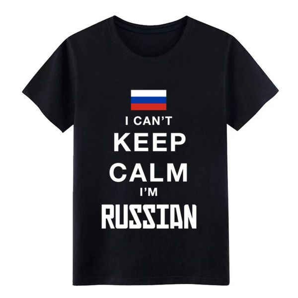 

i cant keep cal m im russian t shirt printing 100% cotton o-neck unique sunlight funny casual spring cool shirt