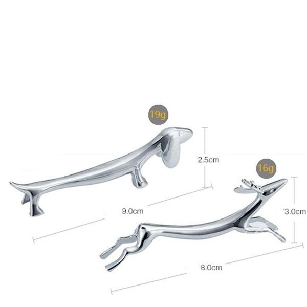 

running deer dog chopstick holder zinc alloy spoon rest metal fork stand knife rack pedestals table decorative 3 8sha c2