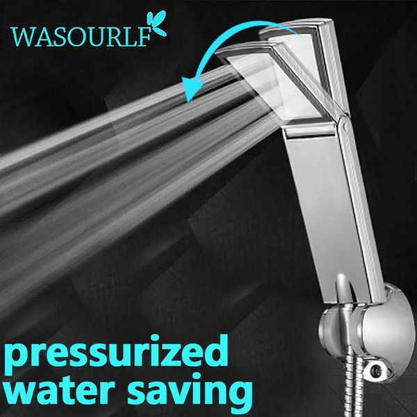

bathroom shower heads wasourlf oxygenics water saving head pressurize square hand abs plastic chrome plated