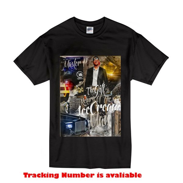 

master p - ice cream мужчины футболка размер s-2xl черный цвет