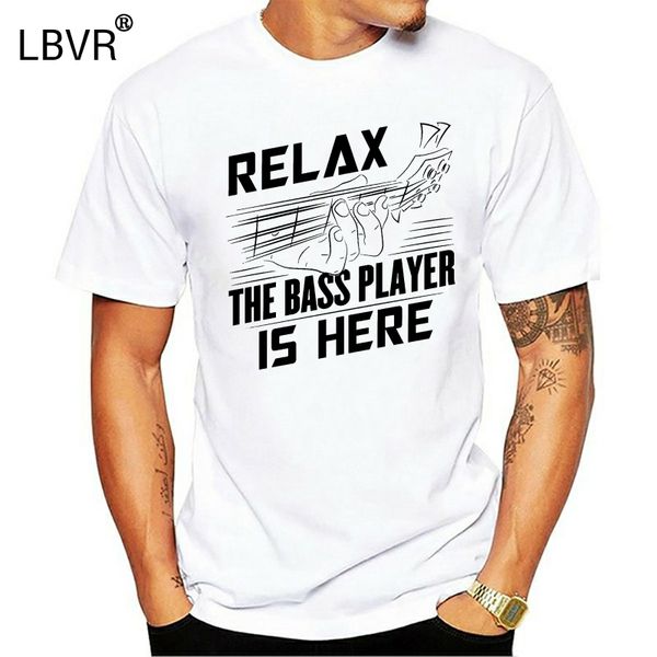 

релакс басиста здесь - смешной бас-гитара футболка футболка