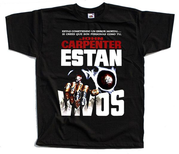 

estan фильм черный t shirt все размеры s-3xl джон карпентер моды майка hipster прохладный tops