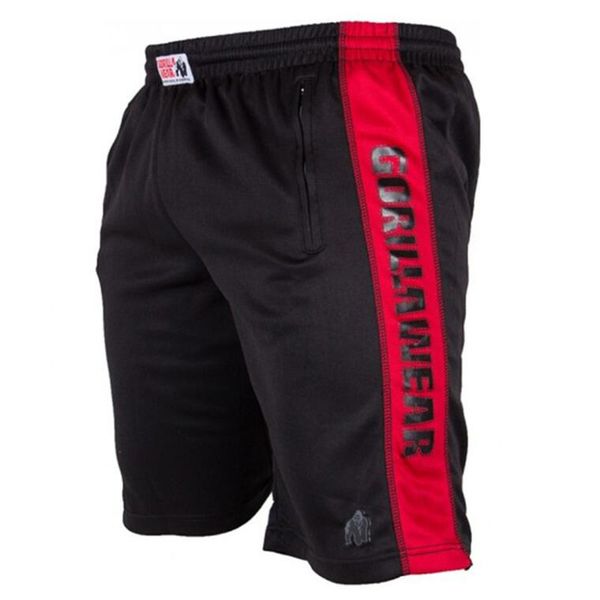 

summer new shorts men gyms fitness workout running bodybuilding training sport quick dry short pants male summer casual bottoms, White;black