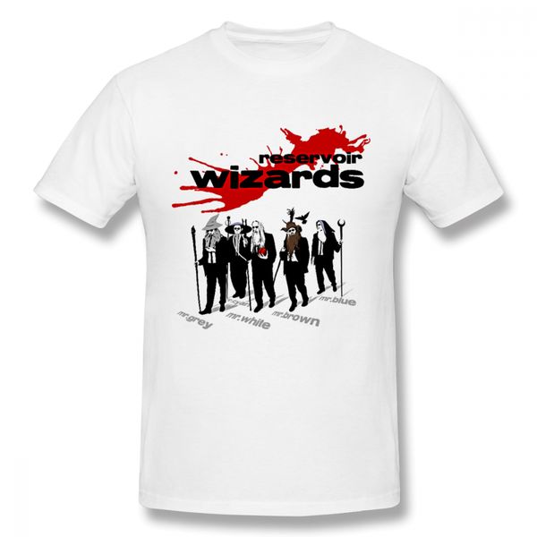 

harajuku stylish reservoir wizards t-shirt for men harajuku big size t shirt 100% cotton tees fashionable