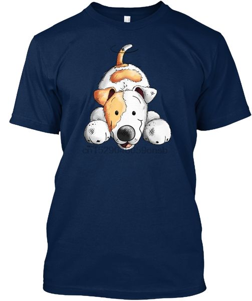 

men t shirt playing jack russell terrier women tshirt
