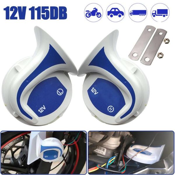 

car alarm 12v 115db loud horn auto speaker alarm tone vehicle boat car motorcycle truck siren for auto siren