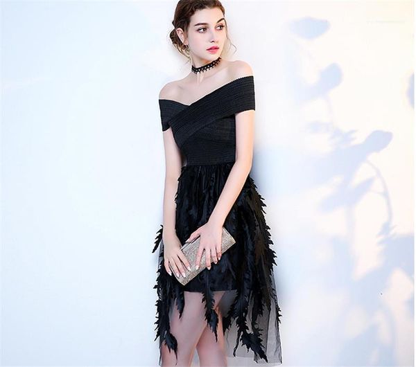 

bridesmaid gown off shoulder skinny pure black women clothing new apparel elegant womens dresses slash neck, Black;gray