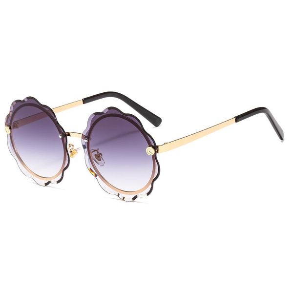 

vintage sunglasses women designer sunflower frame metal temple fashion retro 2476 uv400 eyewear, White;black