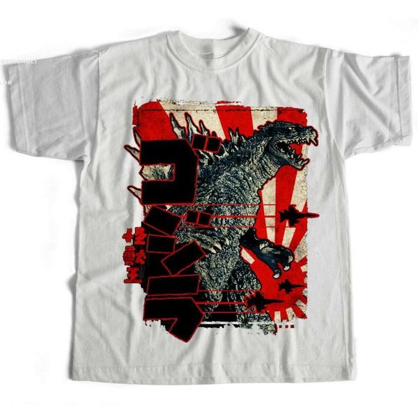 

ready stock 2020 new godzilla chinese japanese horror sci fi manga film movie karate casual sports, White;black