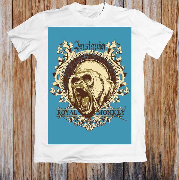

знак королевской обезьяна мужской футболка новой моды майка
